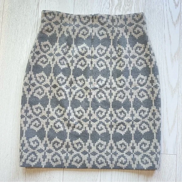 Pendleton the Portland collection 100% Virgin Wool Geometric Midi Pencil Skirt - Picture 5 of 14